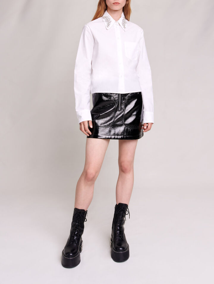 Cropped shirt