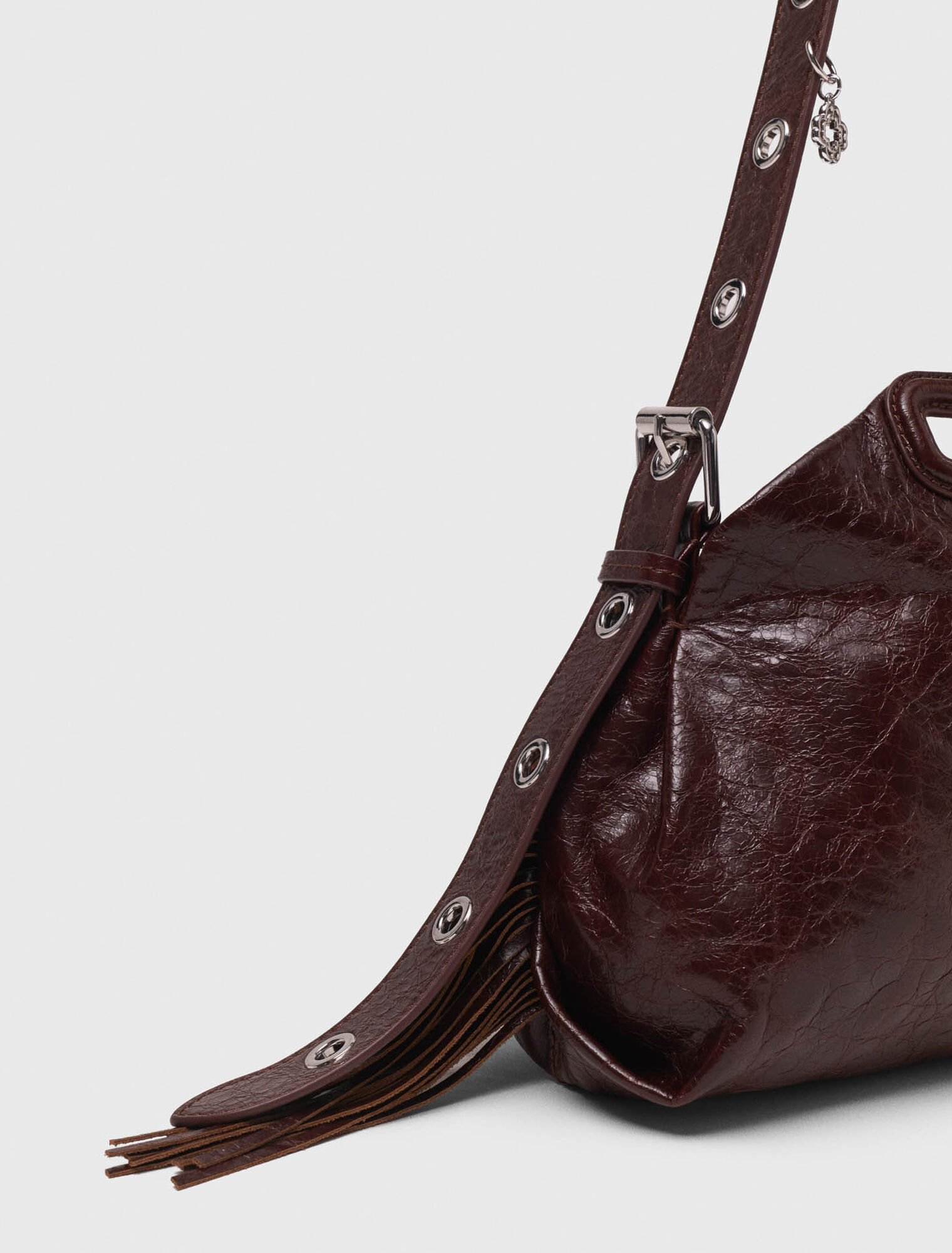Crackled leather Miss M bag