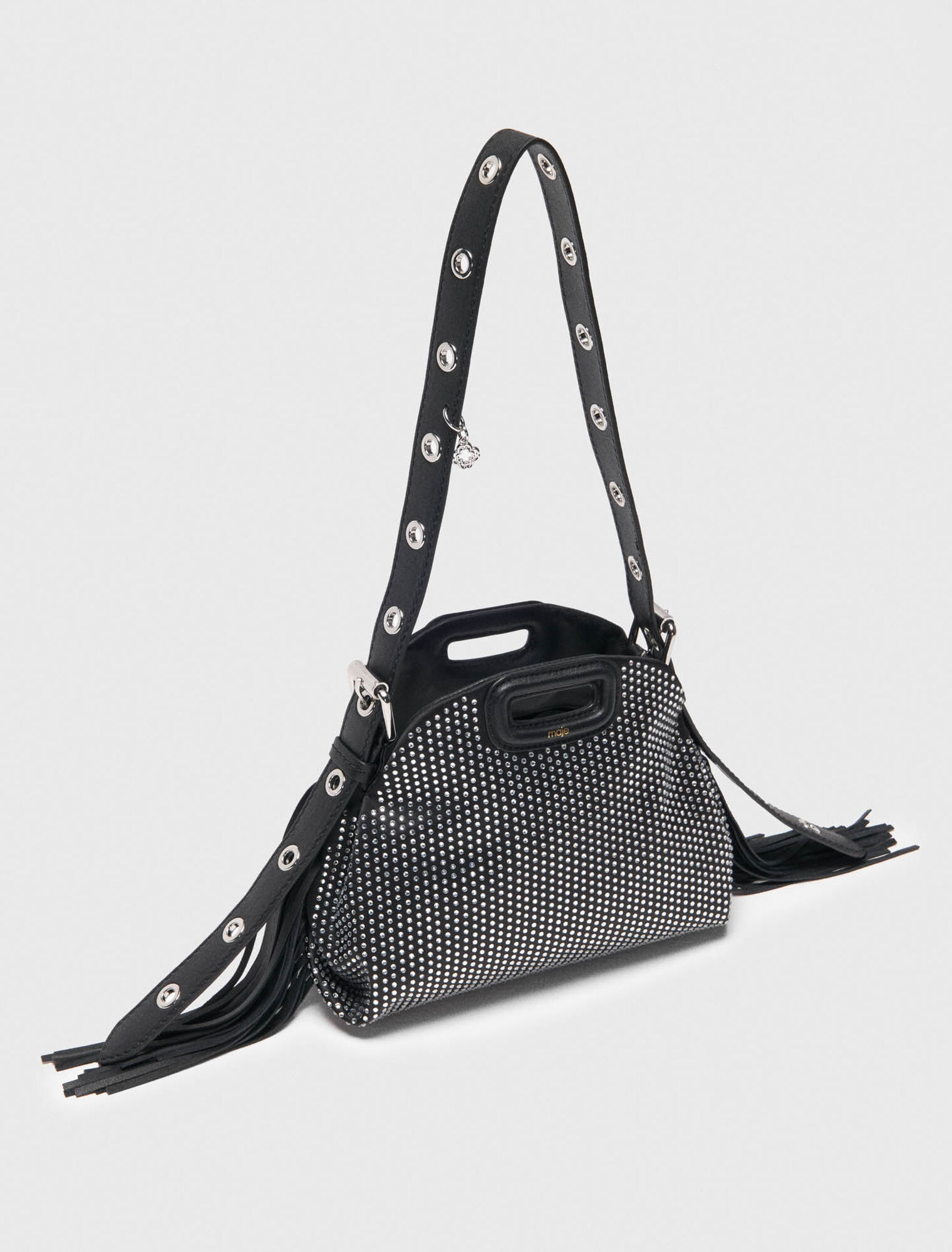 Rhinestone Miss M mini bag