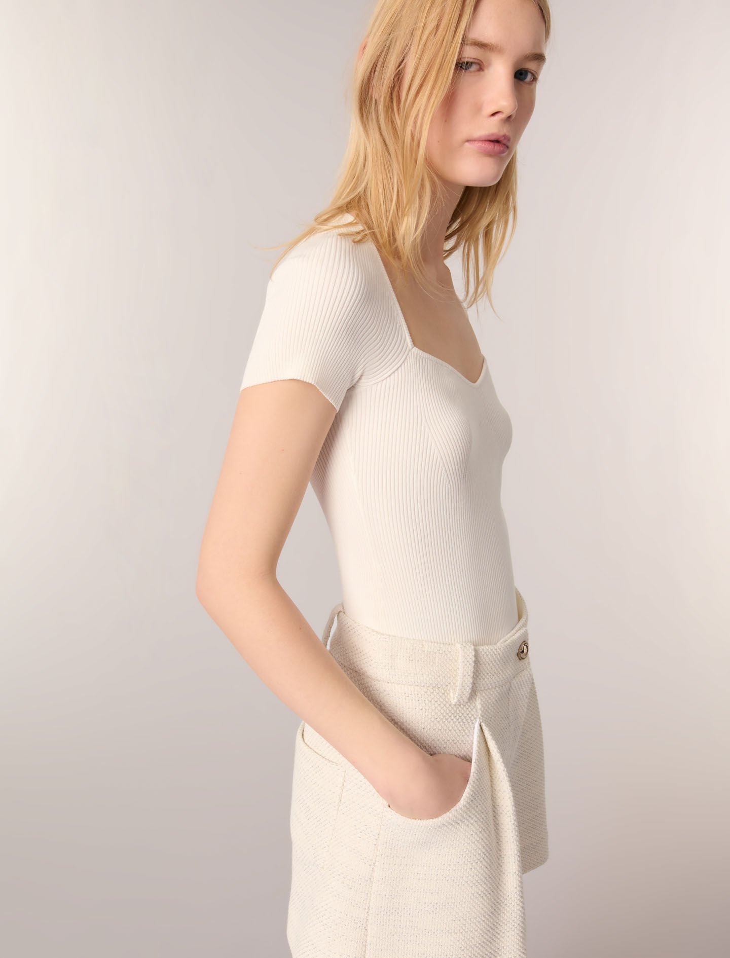 Tweed Peplum Top – Two Blue Sister