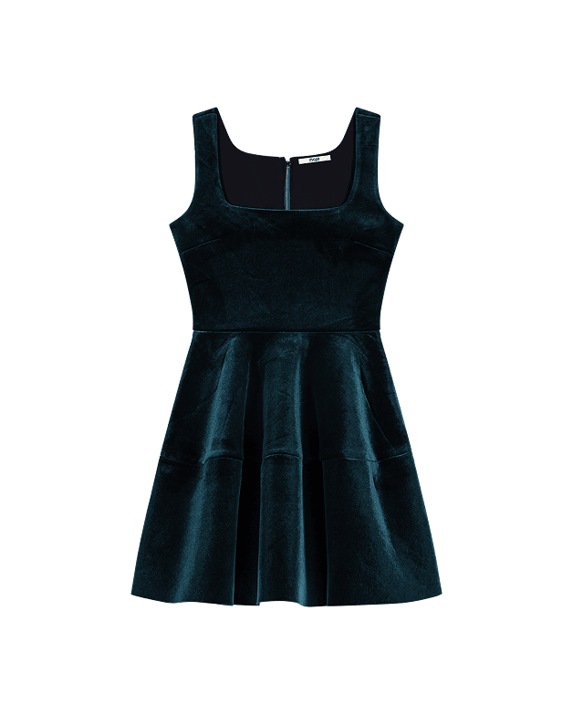 Velvet Skater Dress