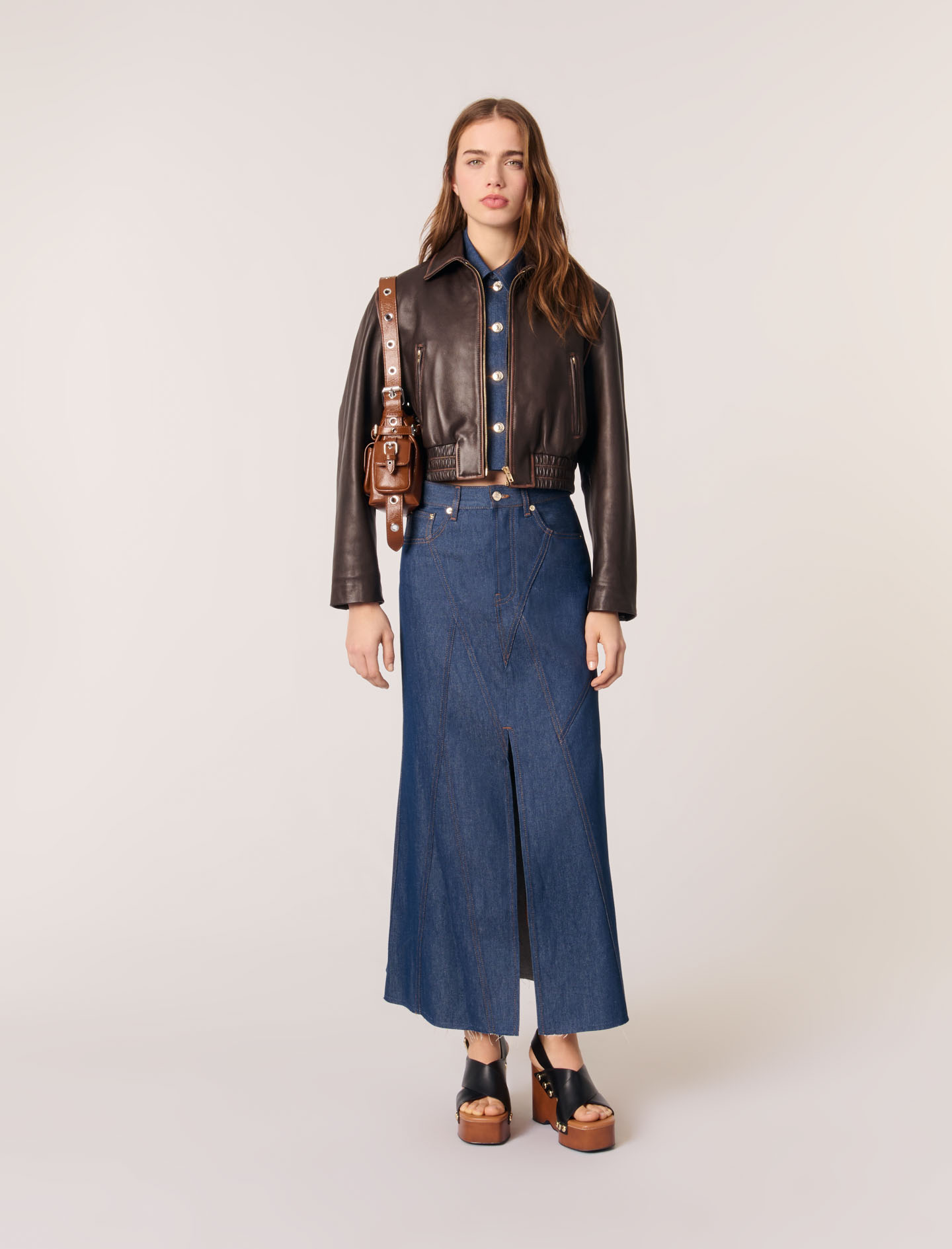 【PORTERNA】Miu denim long skirt PORTERNA】Miu denim long skirt (PORTERNA/スカート) 92974586