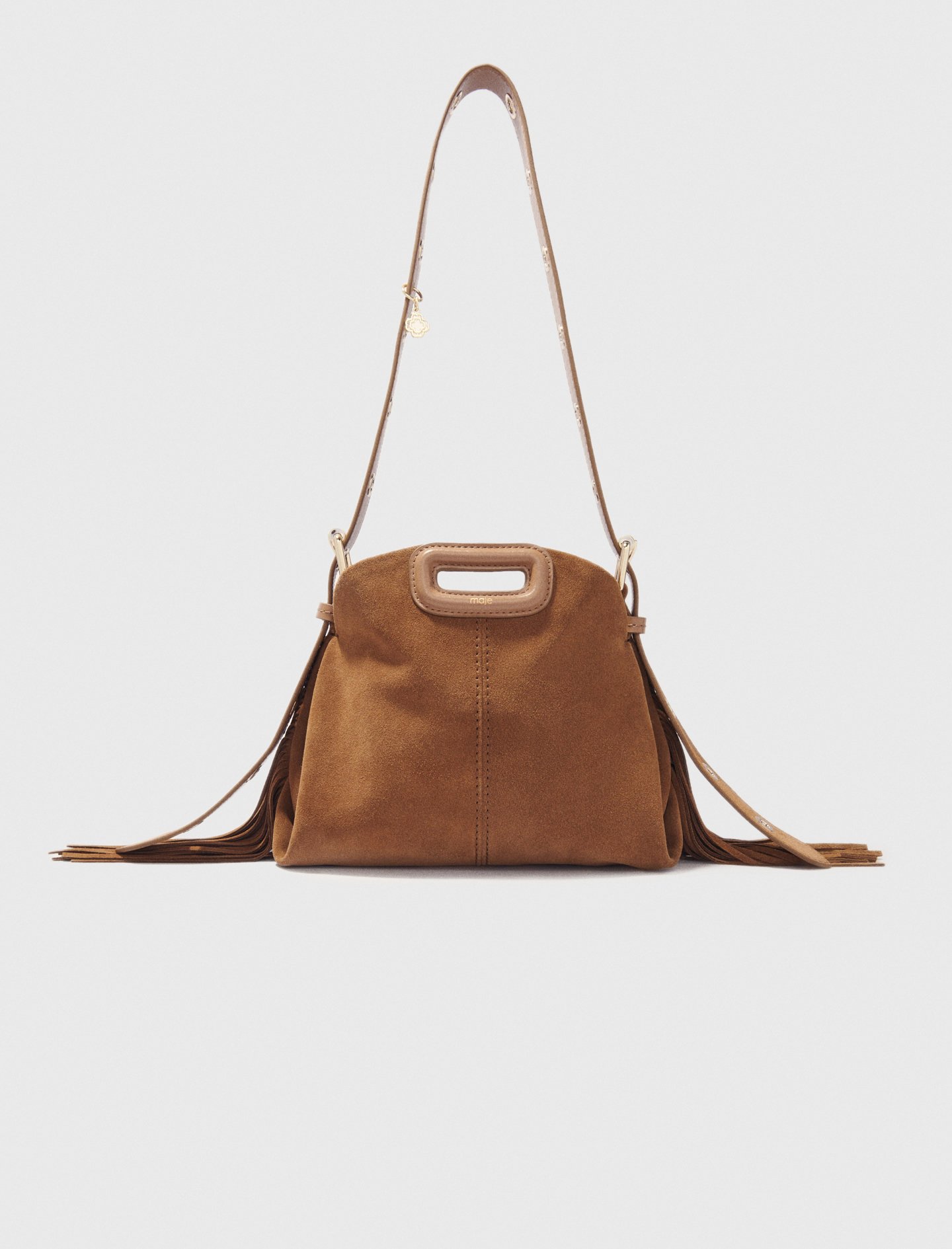 Miss M mini suede bag Brown for Women | Maje