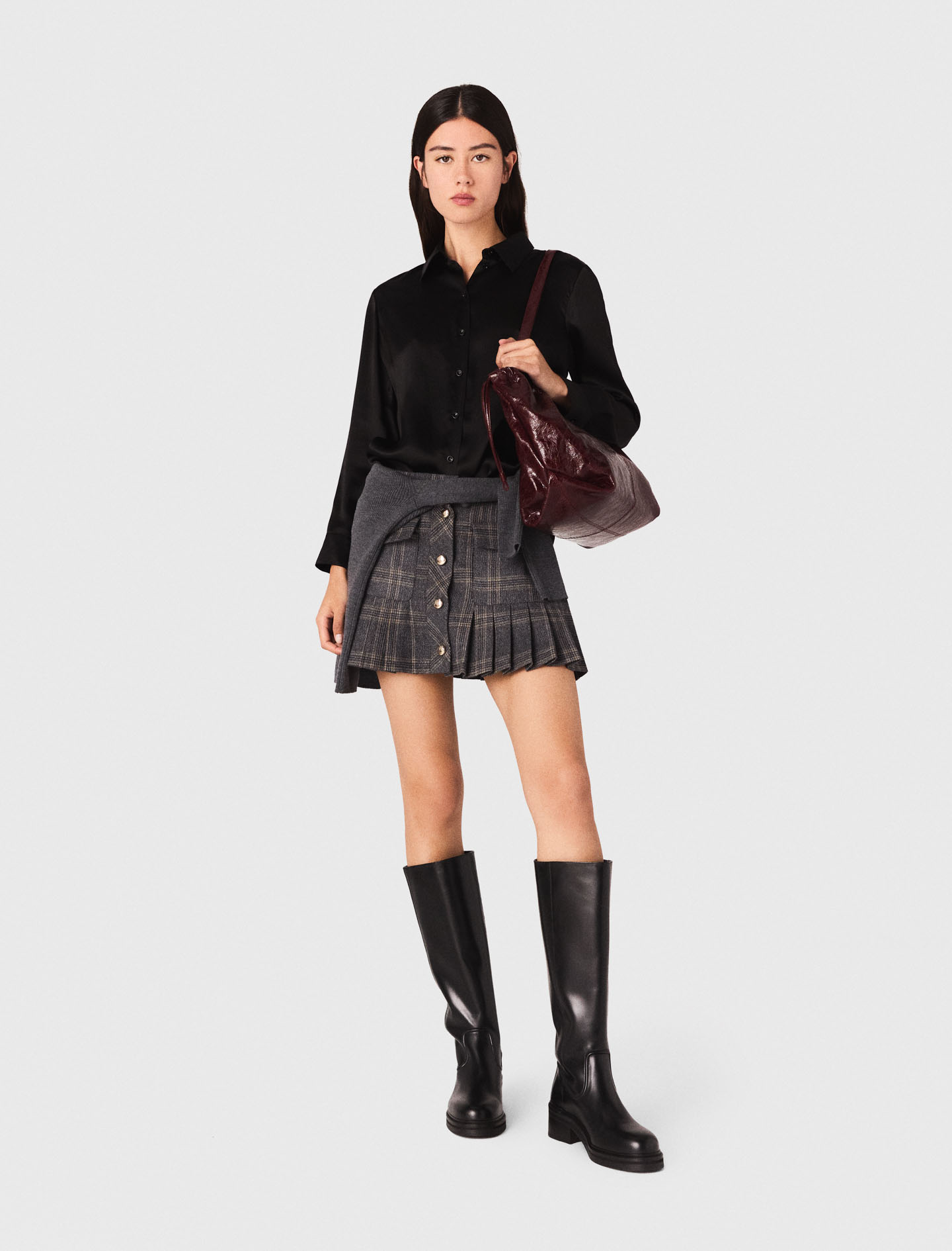 Tシャツ・カットソー Blumarine SS25 Black silk blouse (2C376A N0990) Silk blouse | Closed