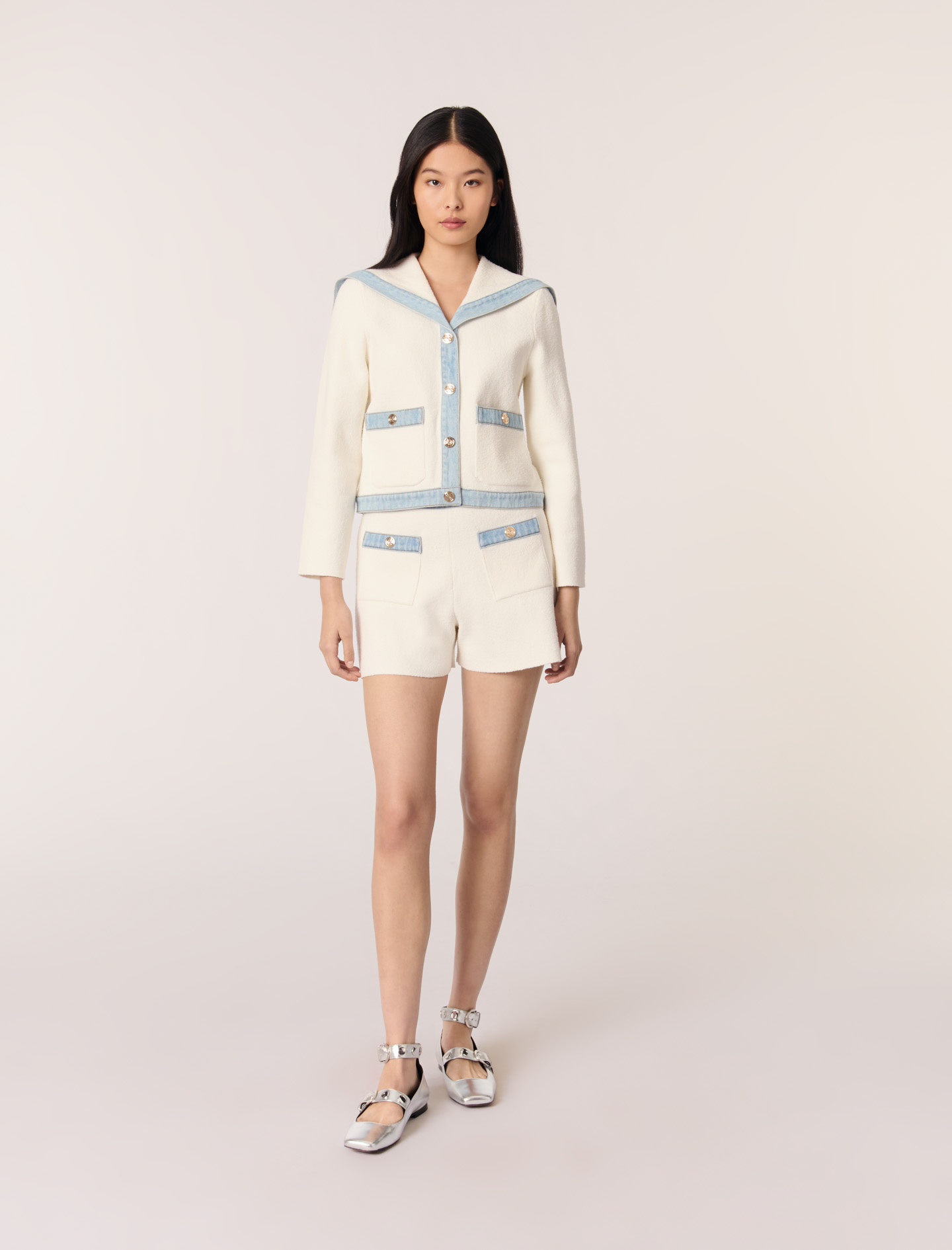 トップス MASU CLEAR CARDIGAN 46 MASU CLEAR CARDIGAN 46